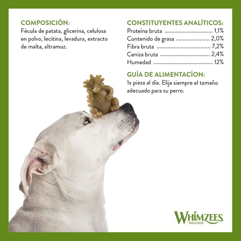 Whimzees Snacks Dentales Erizo para perros de razas grandes, , large image number null